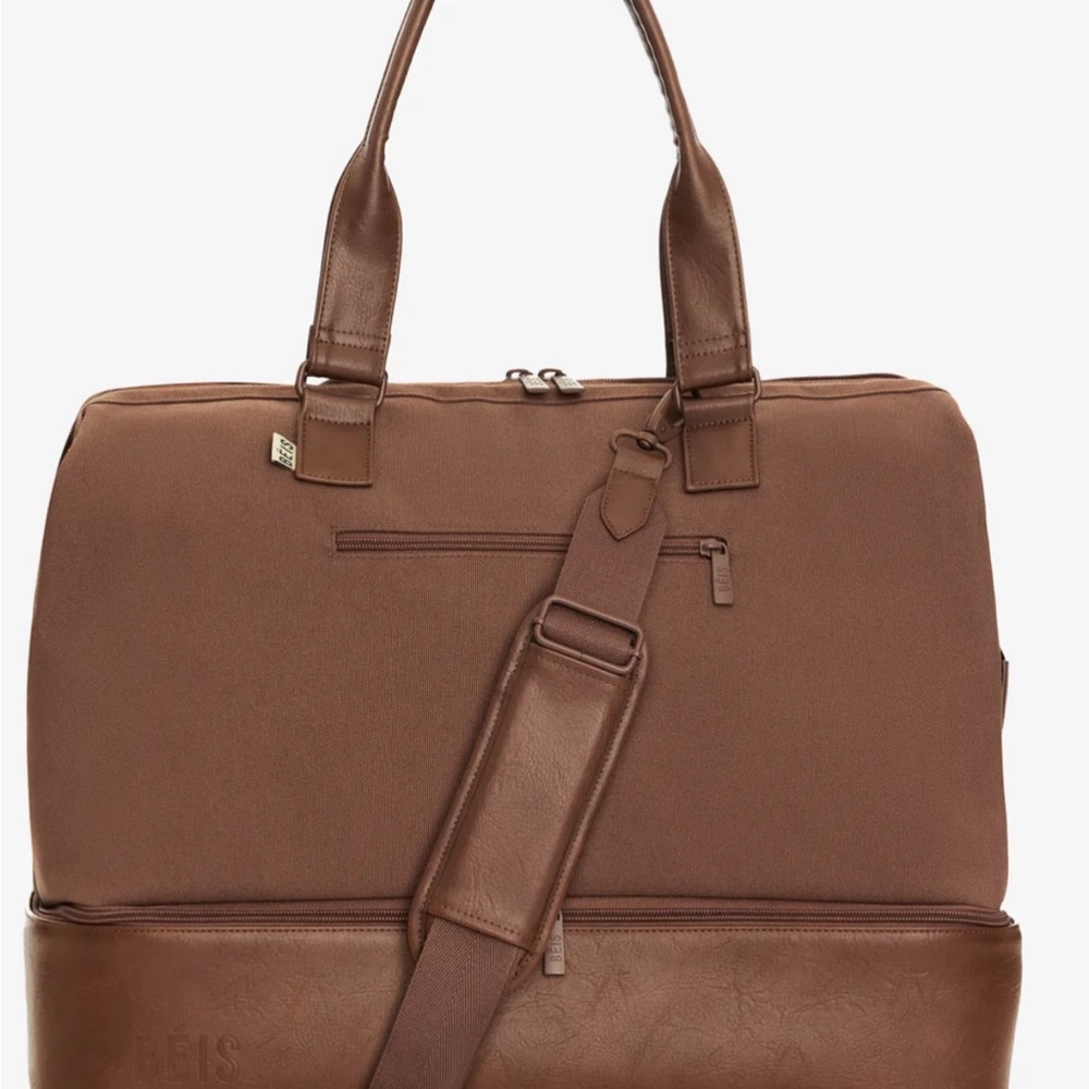 BEIS Weekender Bag in Maple